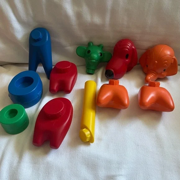 Vintage Tupperware Tuppertoys "Zoo It Yourself" Animal Set from 1966 11 pc used - Picture 4 of 7